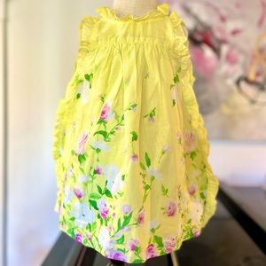 NWT Yellow floral Janie & Jack dress